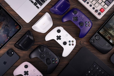 Foto 6 | Controlador Inalámbrico 8bitdo Ultimate Con Base De Carga Rosa - Venta Internacional.