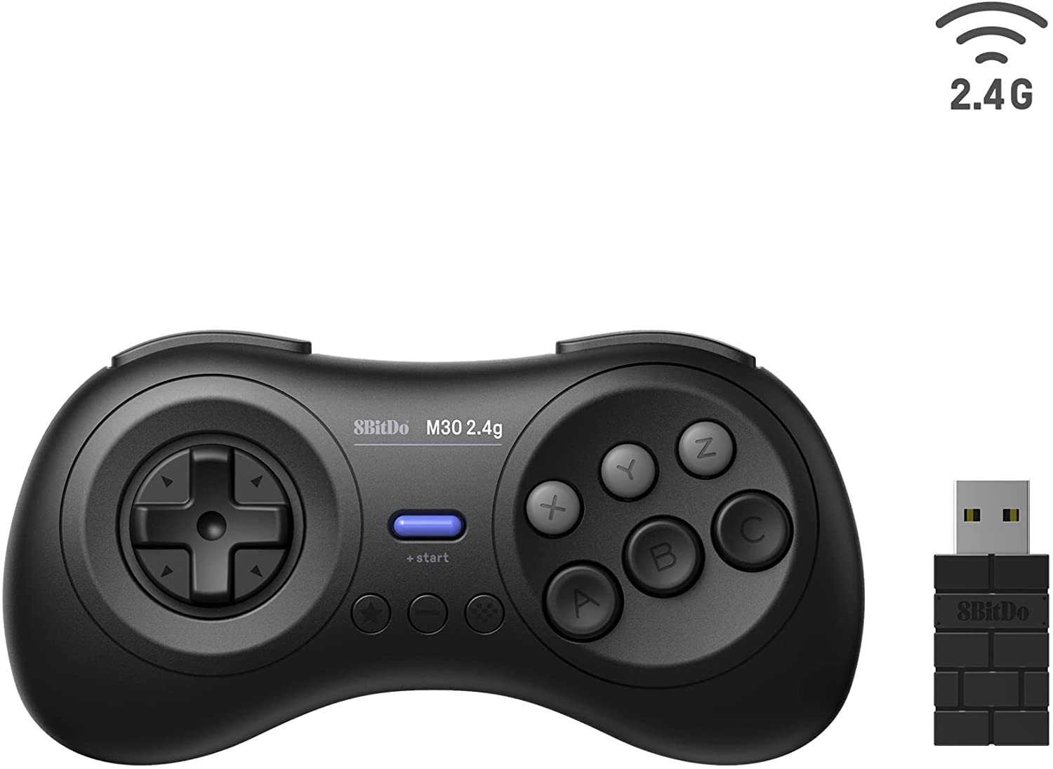 Foto 2 pulgar | Gamepad 8bitdo M30 2.4g Inalámbrico Para Sega Genesis Mini Negro - Venta Internacional.