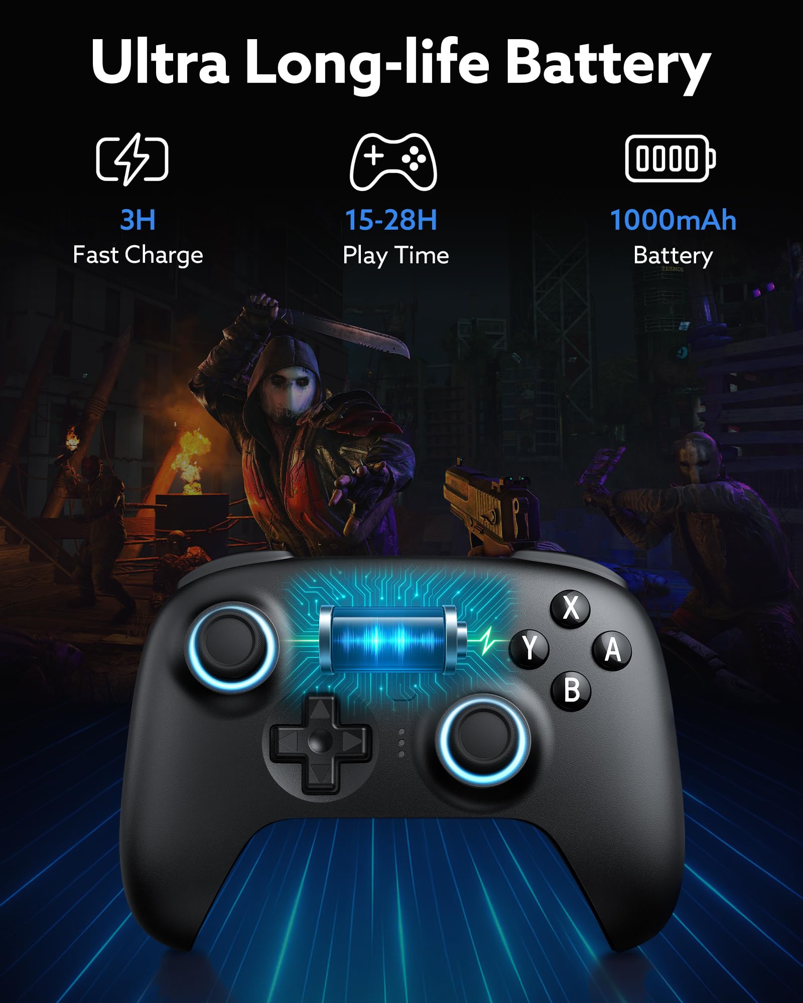 Foto 7 | Controlador Bluetooth 8bitdo Ultimate 2 Para Switch Y Pc - Venta Internacional.