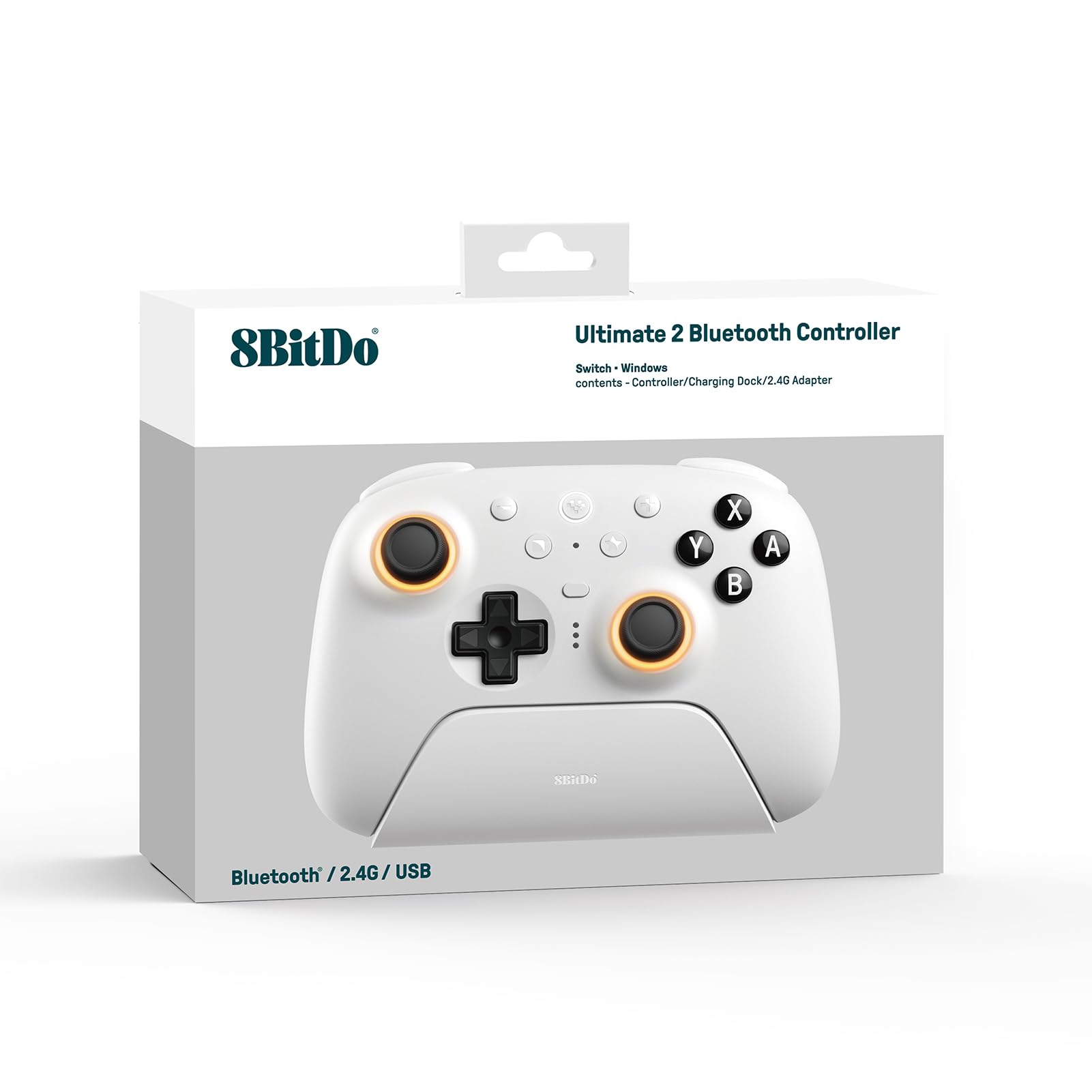 Foto 3 pulgar | Controlador Bluetooth 8bitdo Ultimate 2 Para Switch/pc - Blanco - Venta Internacional.