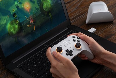 Foto 7 | Controlador Bluetooth 8bitdo Ultimate 2 Para Switch/pc - Blanco - Venta Internacional.
