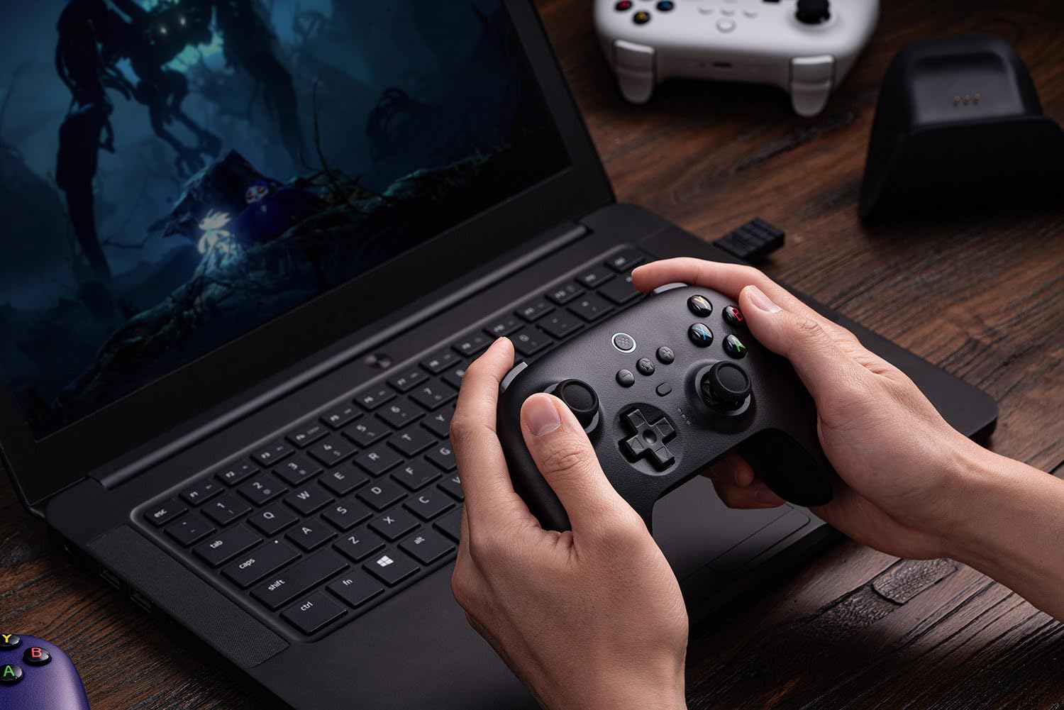 Foto 6 pulgar | Controlador Inalámbrico 8bitdo Ultimate Con Base De Carga Negro - Venta Internacional.
