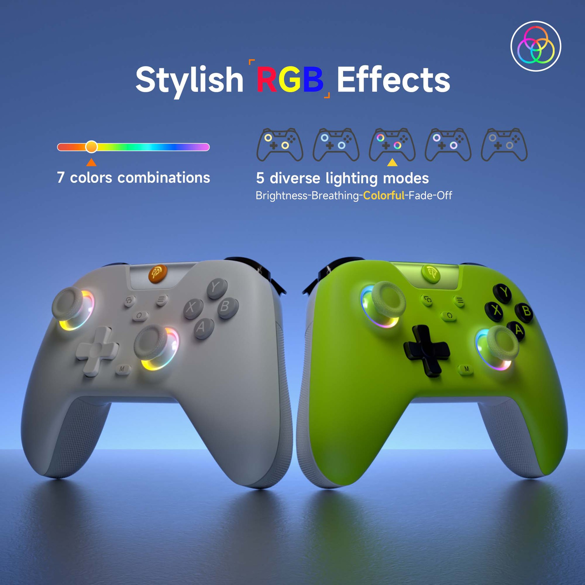 Foto 6 | Controlador De Juegos Easysmx X05 Rgb Bluetooth Para Pc, Switch, Mo - Venta Internacional.