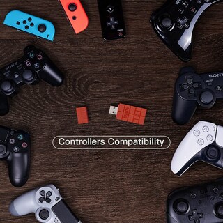 Foto 4 | Adaptador De Controlador, Adaptador De 8 Bits, 2 Usb Inalámbrico Para Pc - Venta Internacional.