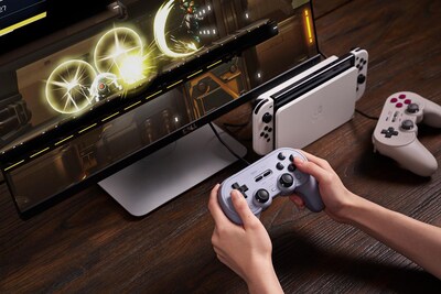 Foto 7 | Controlador Con Cable 8bitdo Pro 2 Con Botones Traseros Para Switch Grey - Venta Internacional.