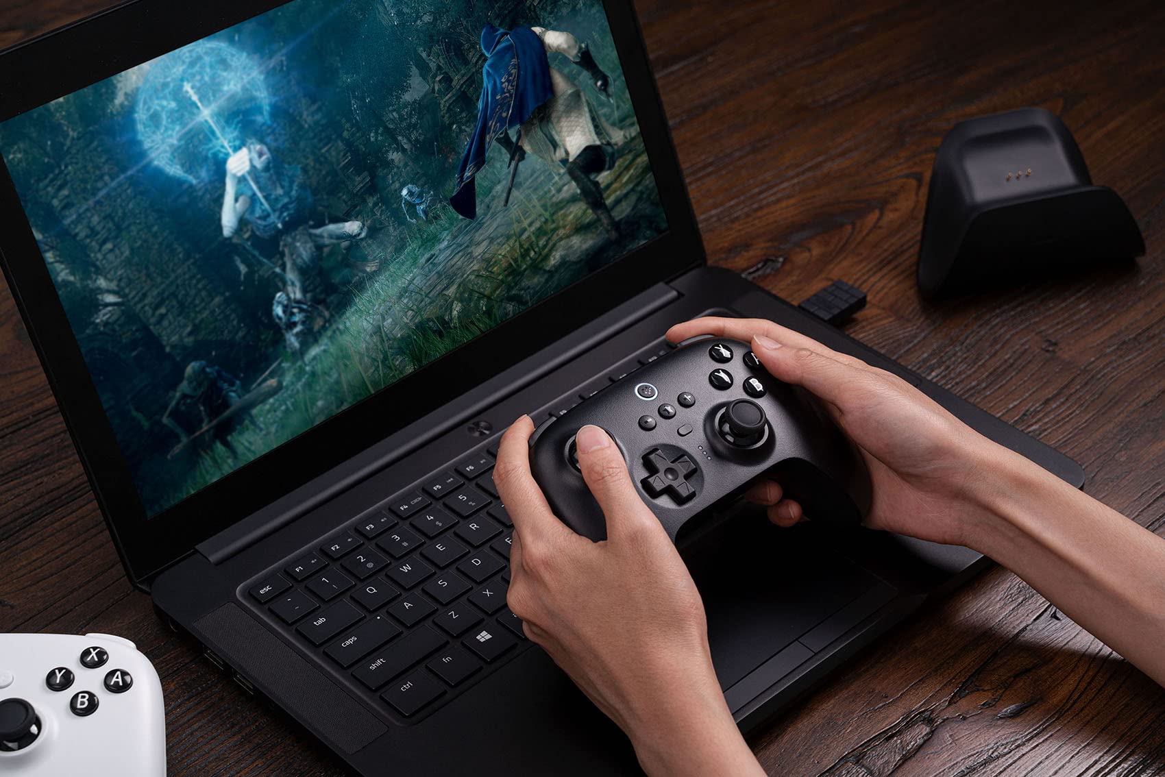 Foto 6 pulgar | Controlador Bluetooth 8bitdo Ultimate Con Base De Carga Negro - Venta Internacional.