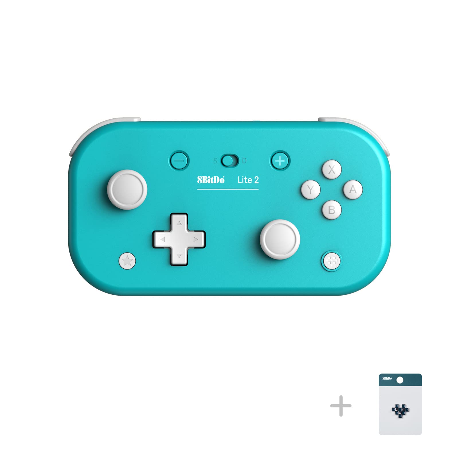 Foto 2 pulgar | Controlador Bluetooth 8bitdo Lite 2 Con Control De Movimiento Turquesa - Venta Internacional.