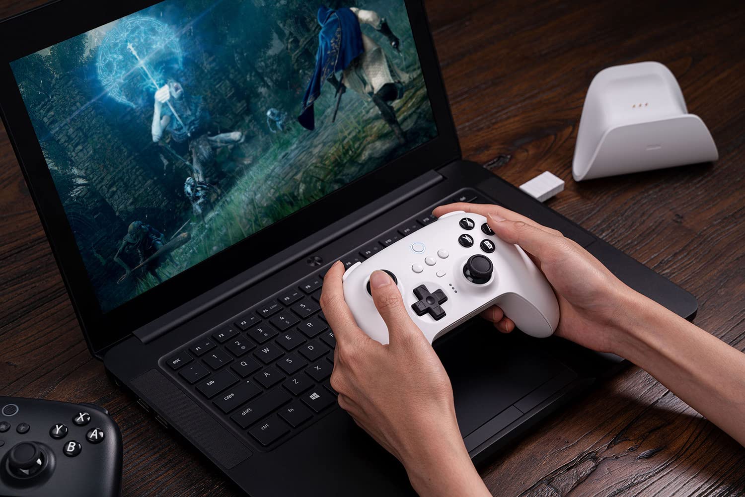 Foto 8 pulgar | Controlador Bluetooth 8bitdo Ultimate Con Base De Carga, Color Blanco - Venta Internacional.
