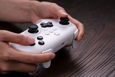 Foto 4 | Controlador Bluetooth 8bitdo Ultimate Con Base De Carga, Color Blanco - Venta Internacional.
