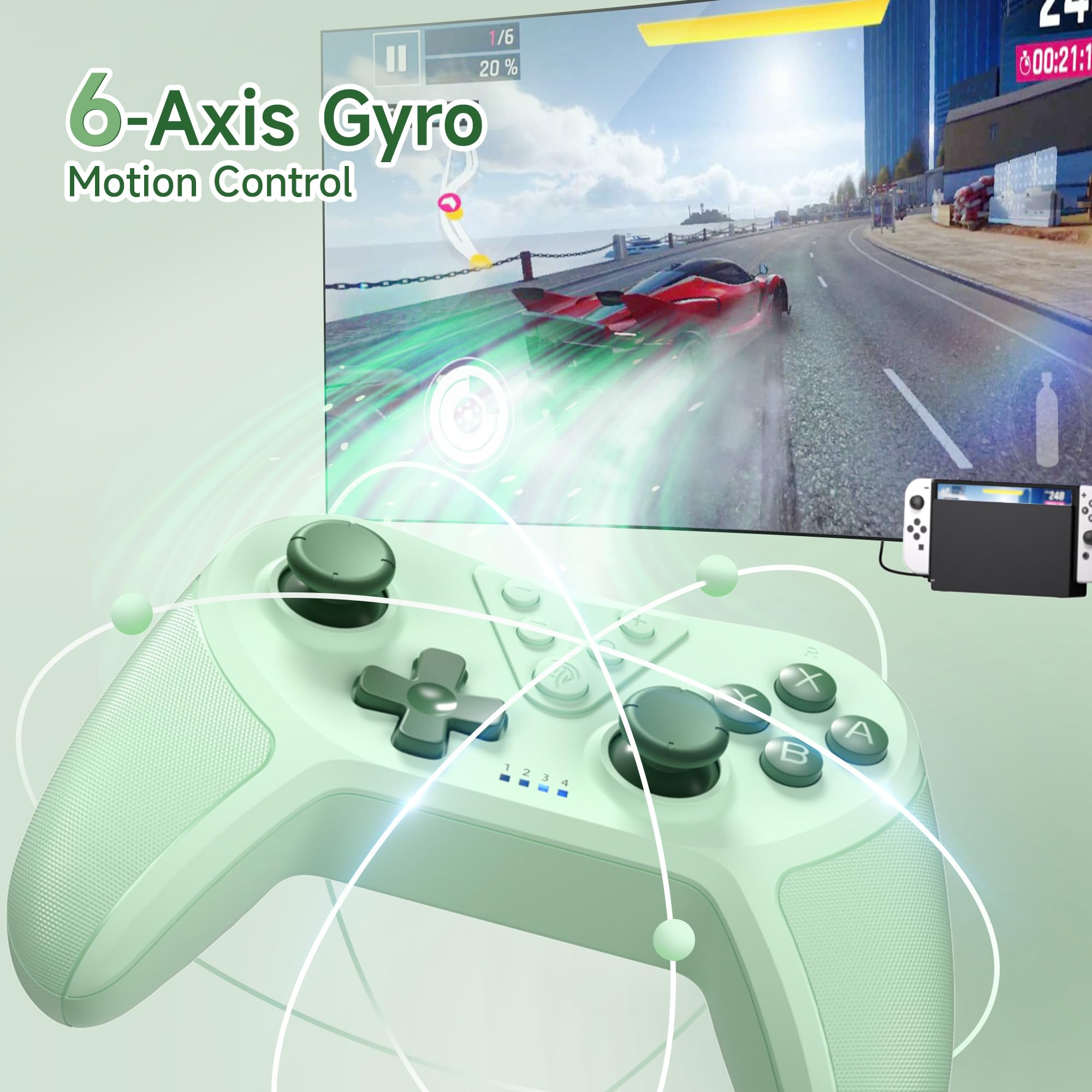Foto 5 pulgar | Controlador Inalámbrico Pro Easysmx T37 Para Switch/switch Lite/switch Oled - Venta Internacional.