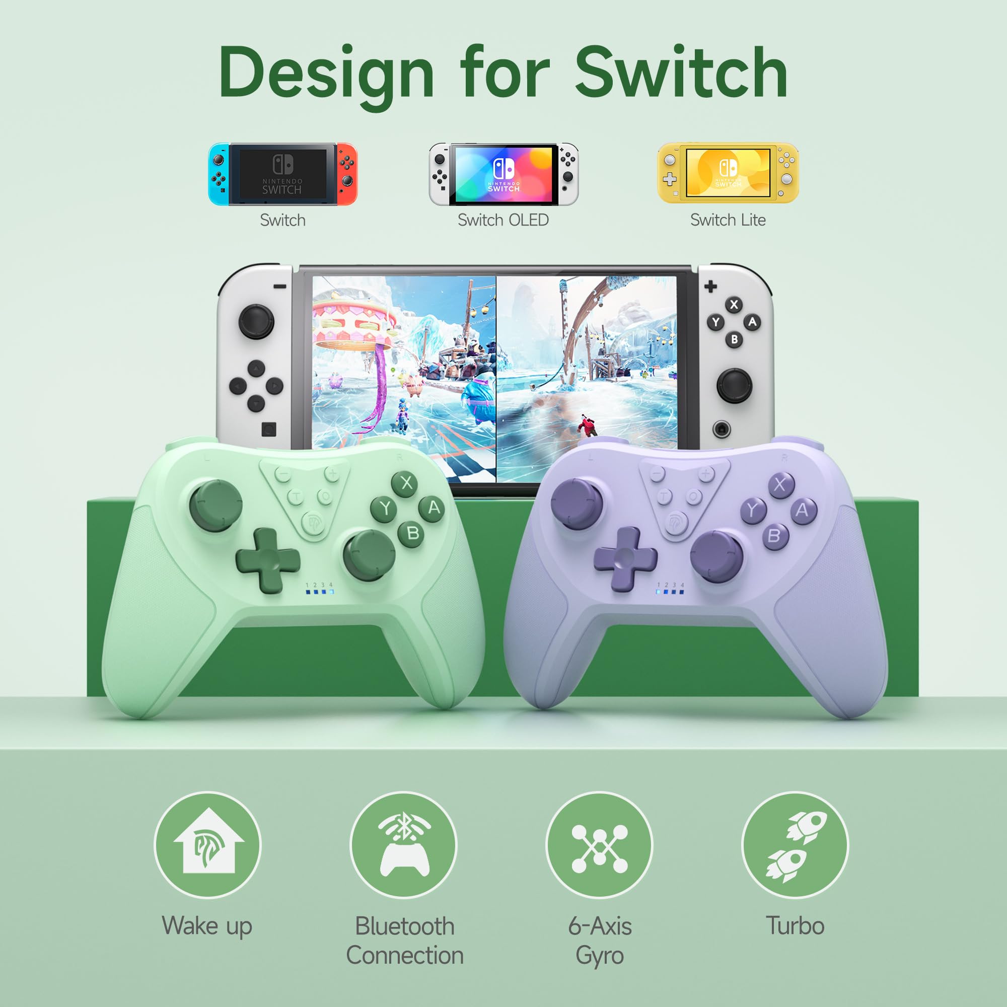 Foto 7 pulgar | Controlador Inalámbrico Pro Easysmx T37 Para Switch/switch Lite/switch Oled - Venta Internacional.