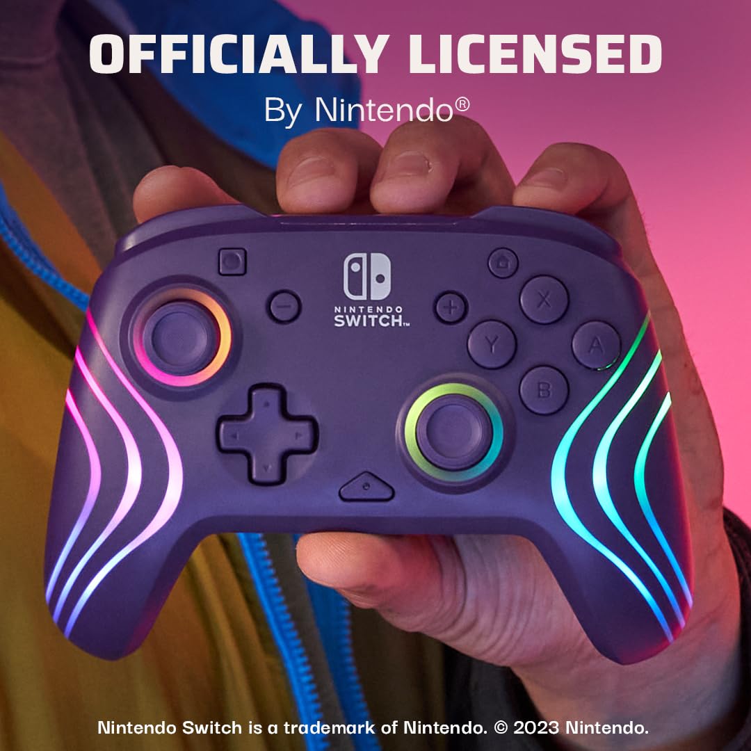 Foto 6 pulgar | Controlador Pro Inalámbrico Pdp Afterglow Wave Para Nintendo Switch - Venta Internacional.
