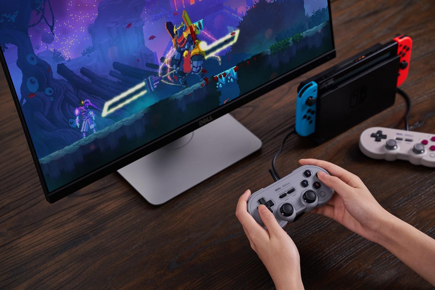 Foto 5 pulgar | Controlador 8bitdo Sn30 Pro Usb Con Cable Para Switch, Pc Y Raspberry Pi - Venta Internacional.