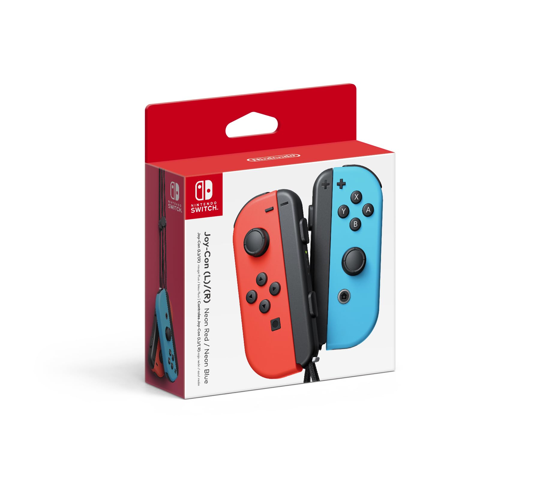 Foto 2 pulgar | Controlador Nintendo Joy-con (l/r) Rojo Neón/azul Neón - Venta Internacional.