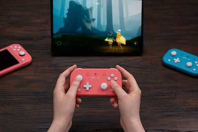 Foto 7 | Gamepad 8bitdo Lite 2 Bluetooth Para Switch, Android, Color Rosa - Venta Internacional.
