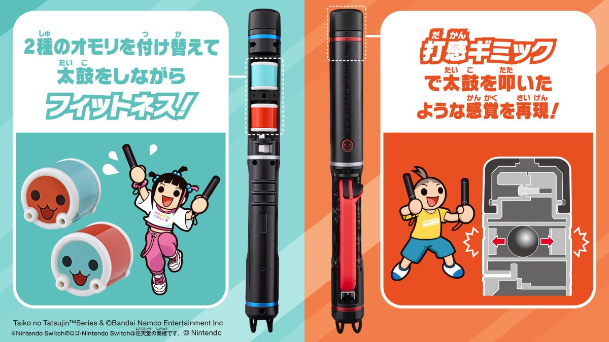 Foto 3 | Accesorio De Fitness Taiko Drum Master Fit Bachi Nintendo Switch - Venta Internacional.