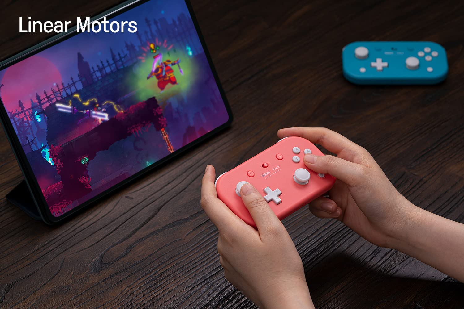 Foto 7 pulgar | Controlador Bluetooth 8bitdo Lite 2 Con Control De Movimiento Rosa - Venta Internacional.