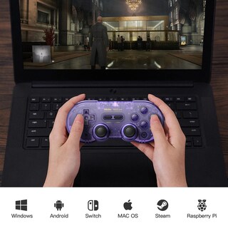 Foto 6 | Controlador De Juegos 8bitdo Sn30 Pro Inalámbrico Bluetooth Para Switch - Venta Internacional.