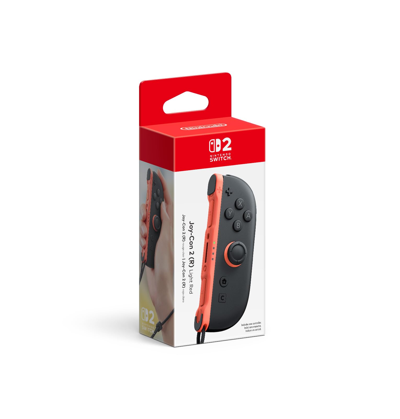 Foto 2 pulgar | Controlador Nintendo Joy-con™ 2 (r) Rojo Claro Para Nintendo Switch 2 - Venta Internacional.