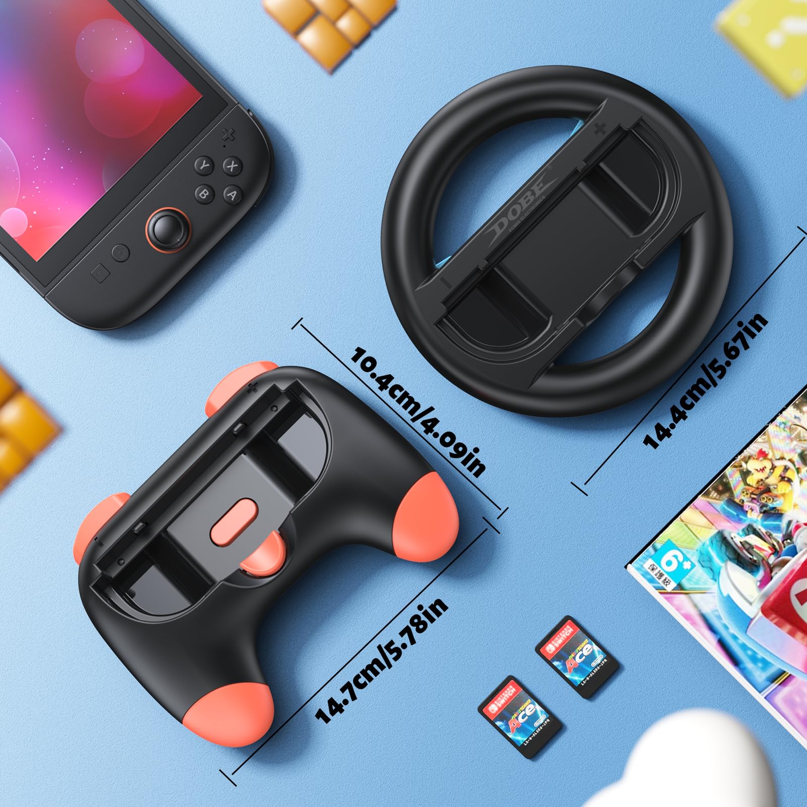 Foto 5 pulgar | Empuñaduras De Mando Y Volantes Fastsnail Switch 2 Para Nintendo Switch 2 - Venta Internacional.
