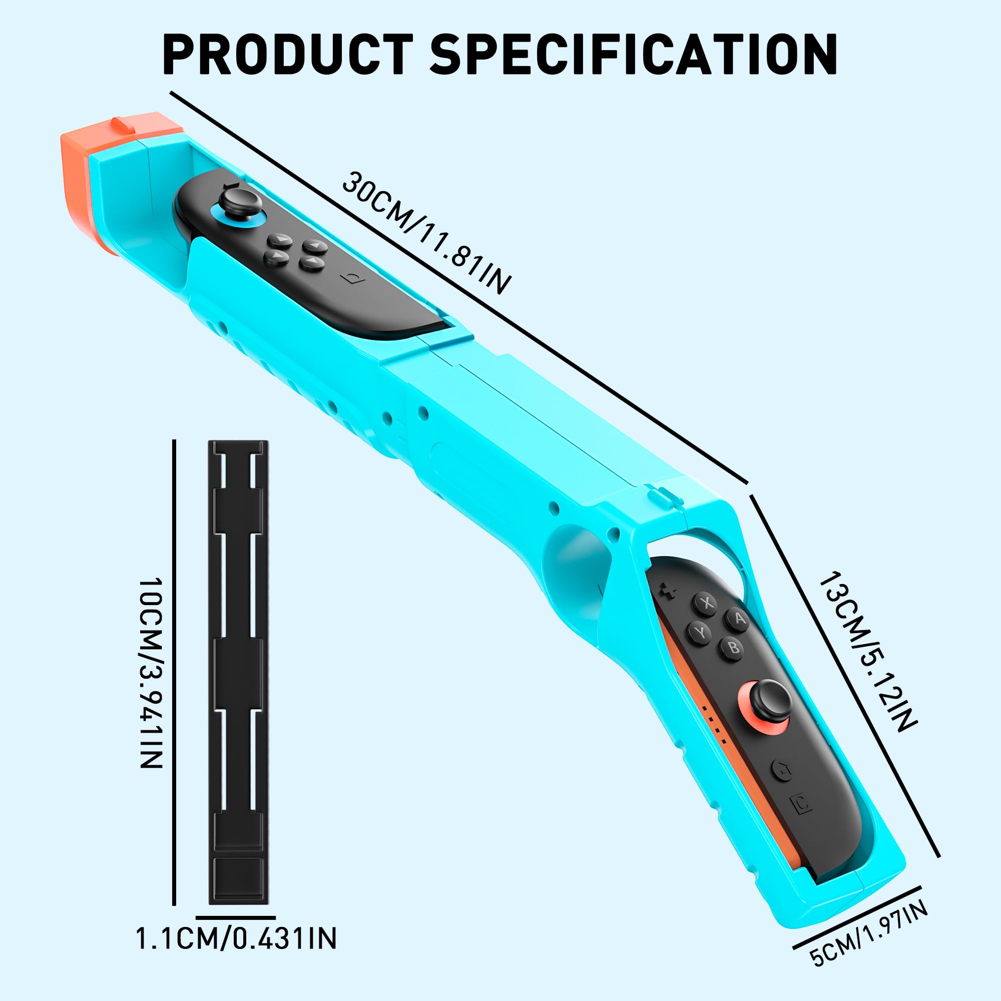 Foto 3 pulgar | Game Gun Fanpl Para Nintendo Switch Joy Con Grip Sniper Elite - Venta Internacional.