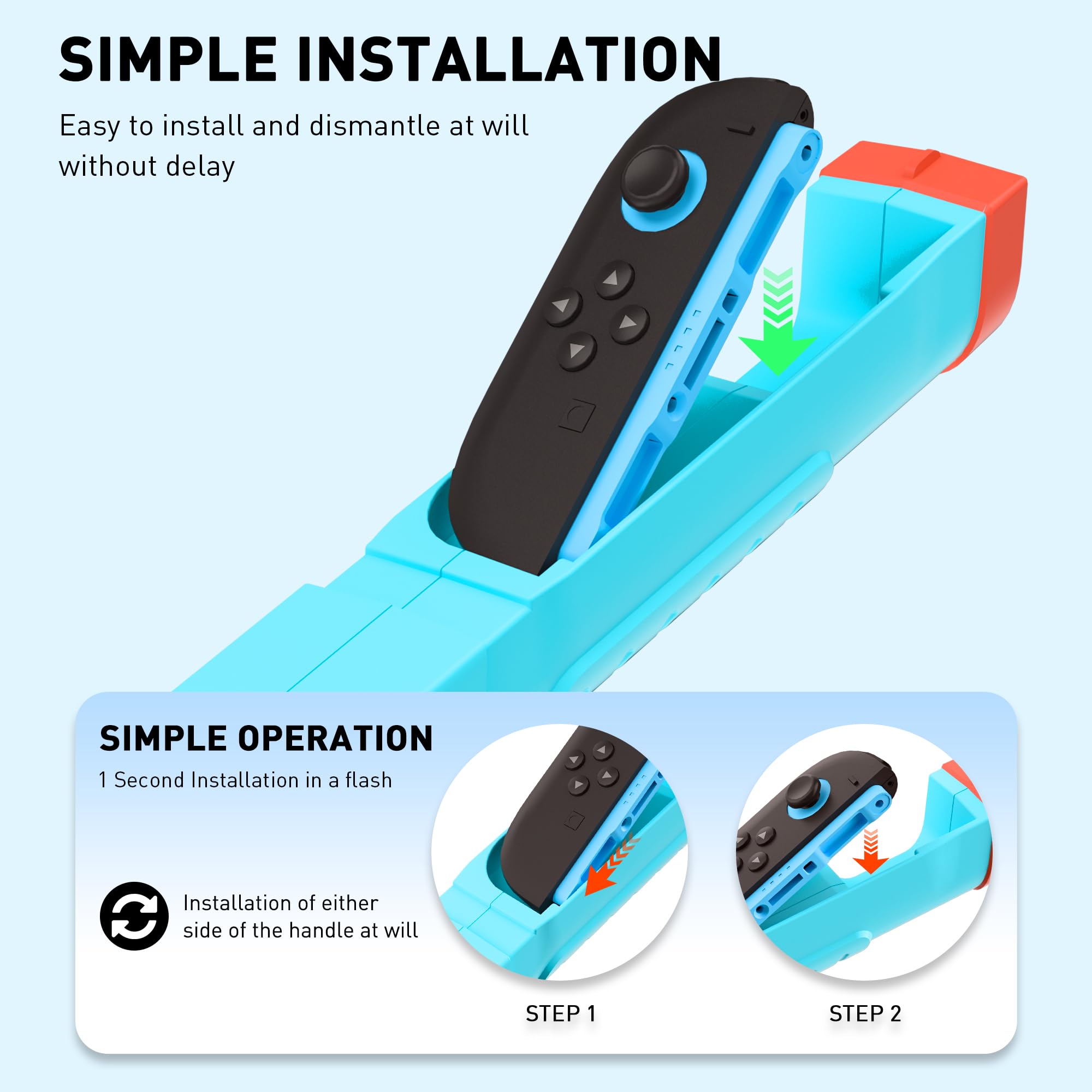 Foto 4 pulgar | Game Gun Fanpl Para Nintendo Switch Joy Con Grip Sniper Elite - Venta Internacional.