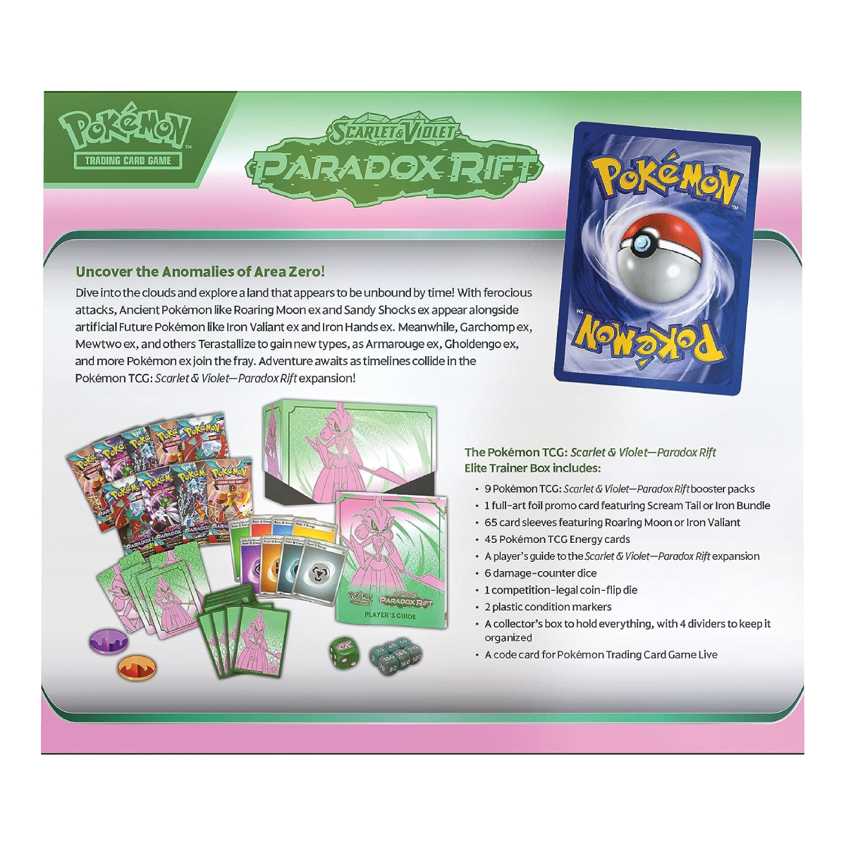 Foto 4 pulgar | Pokemon Tcg Scarlet & Violet: Paradox Rift - Elite Trainer Box Iron Valiant