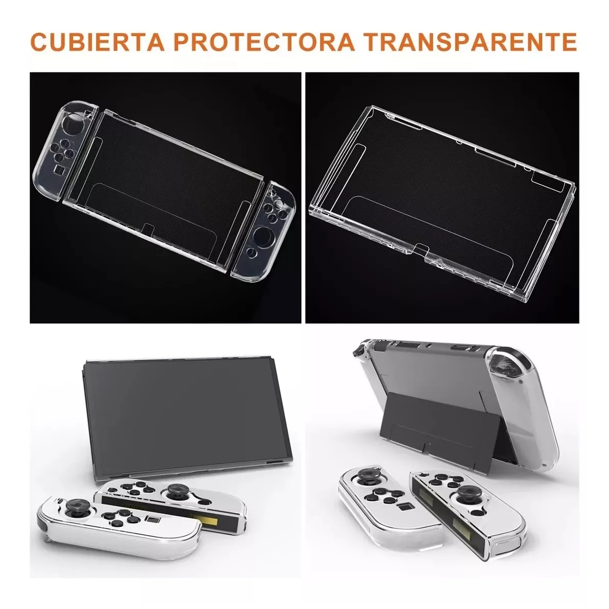 Foto 4 pulgar | Kit De Accesorios Funda Para Nintendo Switch Oled 27 Piezas Eo Safe Imports Esi-14425 Negro