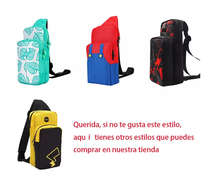 Foto 3 pulgar | Bolsa De Pecho, Estuche Mochila Para Nintendo Switch/oled/li Wünd