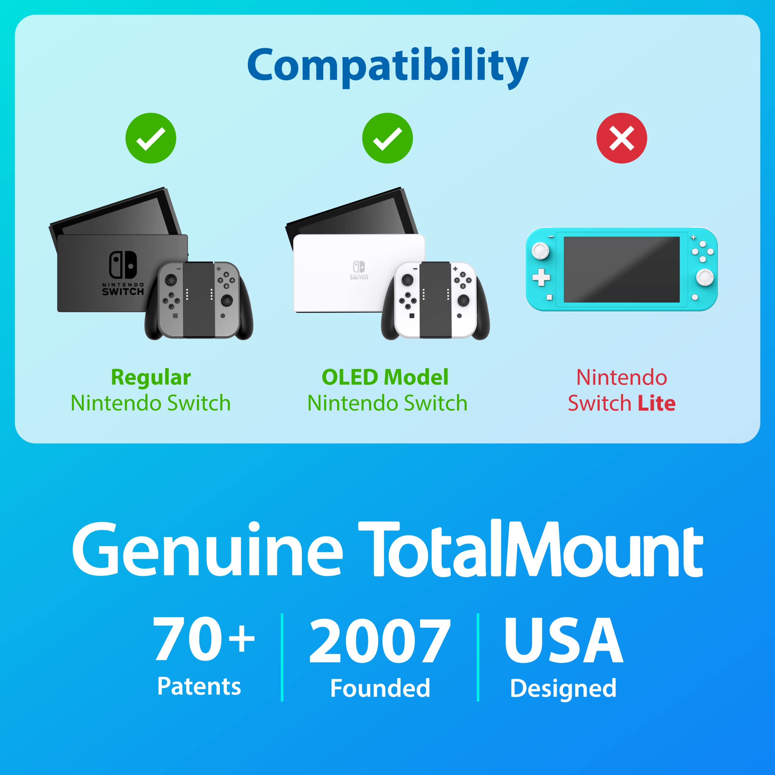 Foto 6 | Soporte de Pared para Nintendo Switch TotalMount - Venta Internacional