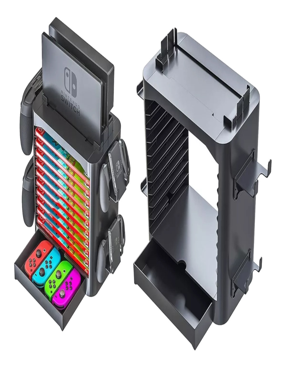 Foto 4 pulgar | Soporte Organizador para Nintendo Switch + Termo Güish