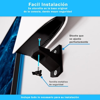 Foto 3 | Soporte Compatible Con Playstation 5 + Base Para Control Eo Safe Imports Esi-19633 Negro