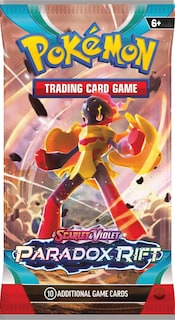 Foto 2 | Paquete De Refuerzo Pokémon Tcg Scarlet Y Violet Paradox Rift - Venta Internacional.