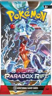Foto 3 | Paquete De Refuerzo Pokémon Tcg Scarlet Y Violet Paradox Rift - Venta Internacional.