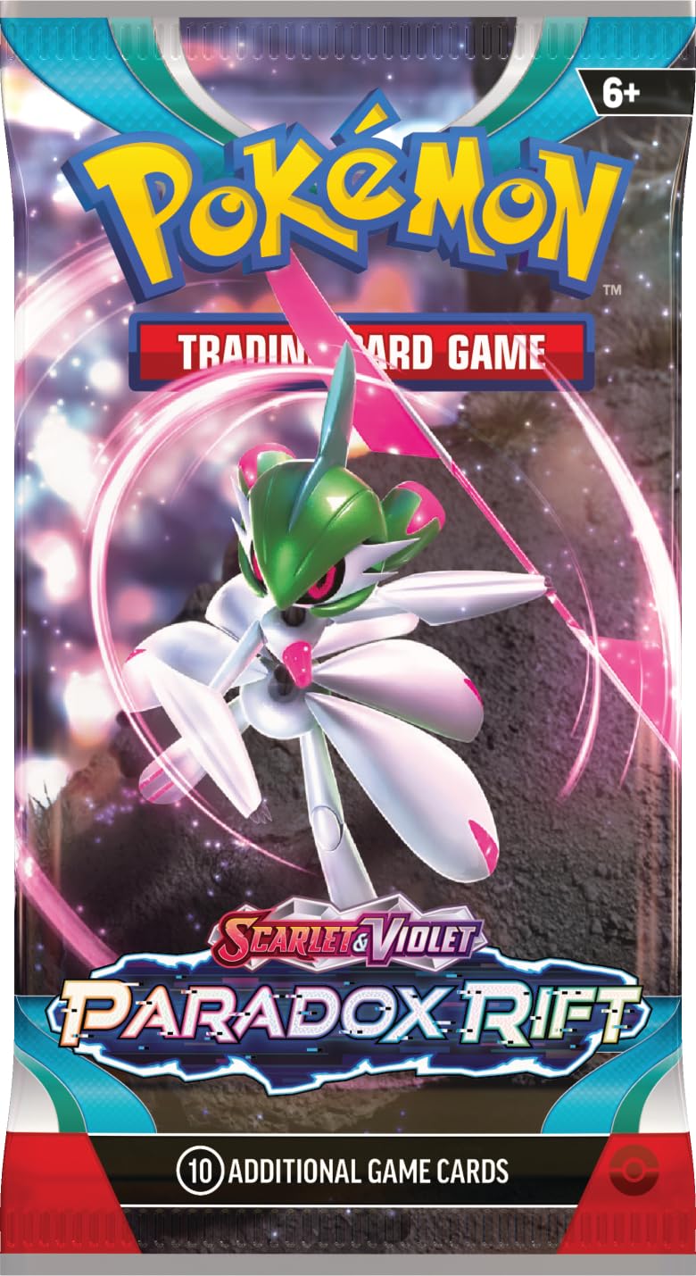 Foto 5 pulgar | Paquete De Refuerzo Pokémon Tcg Scarlet Y Violet Paradox Rift - Venta Internacional.