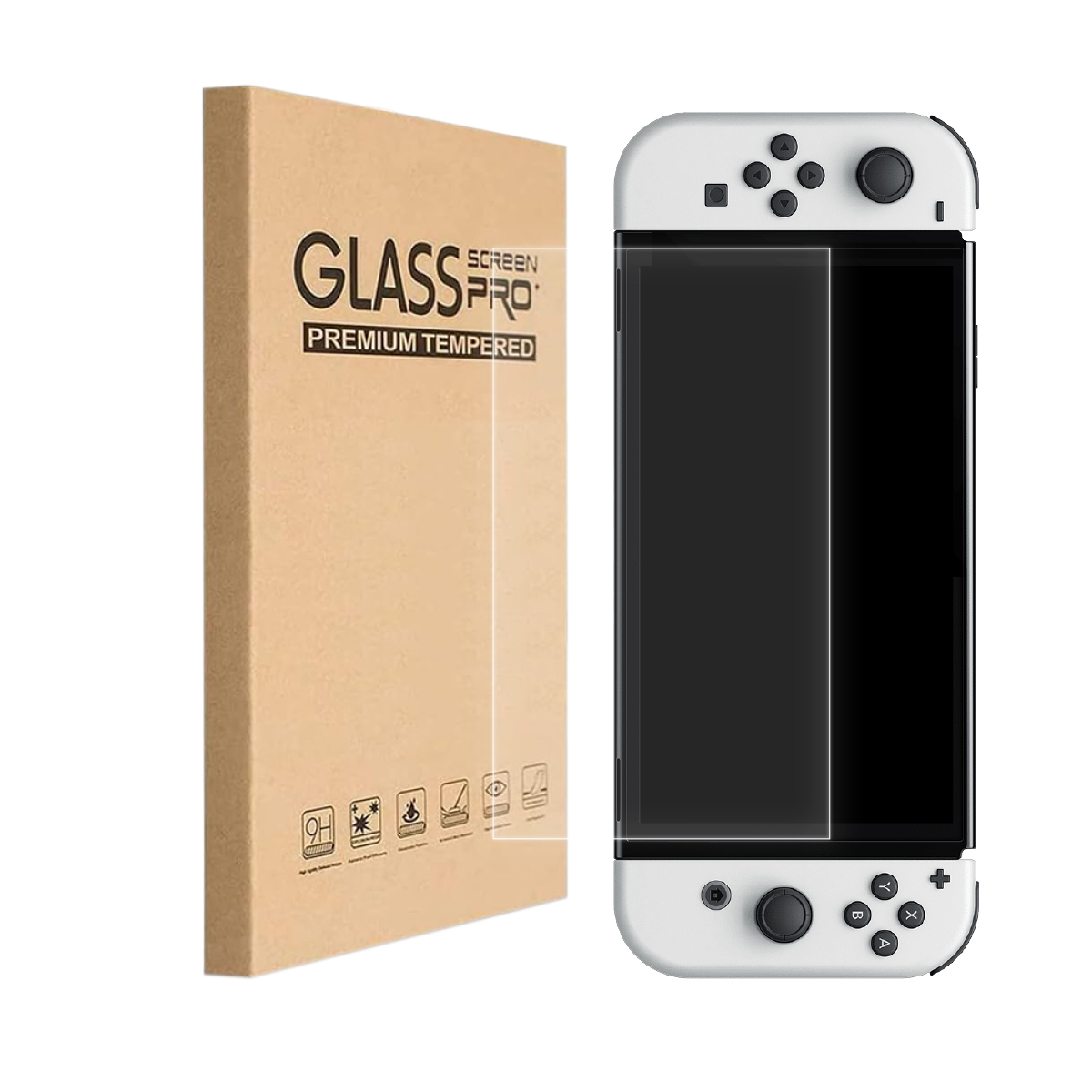 Foto 2 pulgar | Mica Protectora De Cristal Templado Para Nintendo Switch Lite