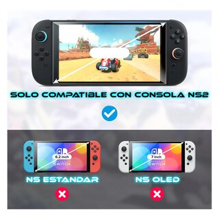 Foto 4 | Mica De Acrílico Para Consola NSwitch-2 Protector De Pantalla