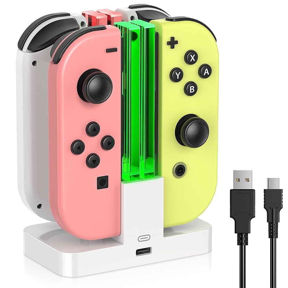 Foto 2 pulgar | Base De Carga Fastsnail Para Nintendo Switch Joy-con Y Oled - Venta Internacional.