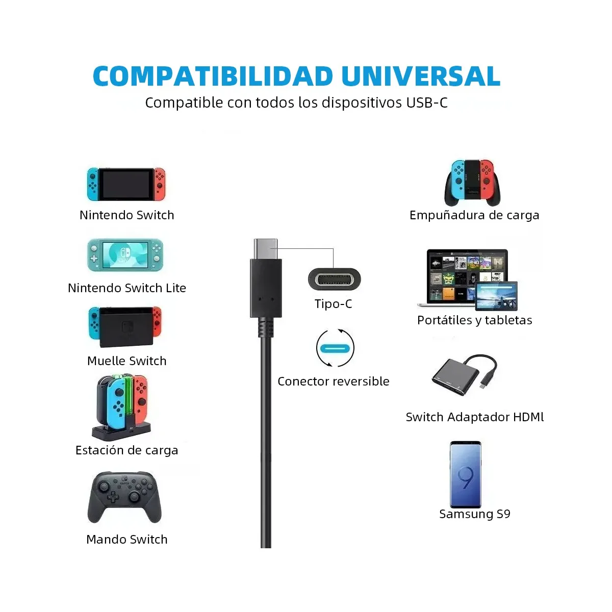 Foto 4 pulgar | Ac Adapter Cargador Para Nintendo Switch/lite-15v 2.6 A Lab.g Negro
