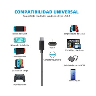 Foto 3 | Ac Adapter Cargador Para Nintendo Switch/lite-15v 2.6 A Lab.g Negro