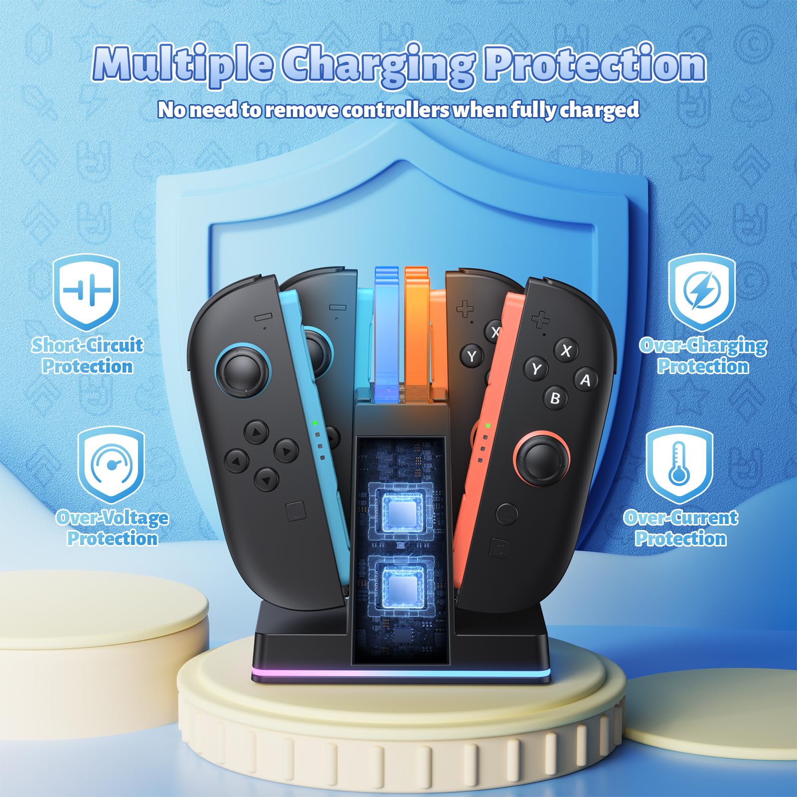 Foto 8 pulgar | Base De Carga Fastsnail Para Nintendo Switch 2 Joy-con 2 - Venta Internacional.