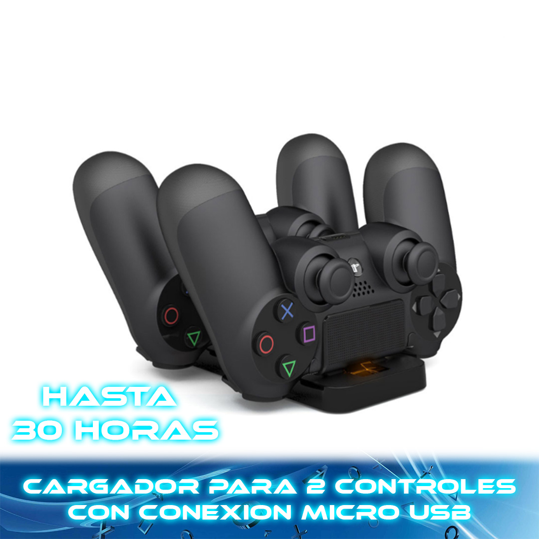 Foto 5 pulgar | Cargador Doble Store Cline para Controles Ps4