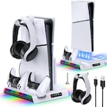 Soporte De Carga Con Ventilador De Refrigeración Para Ps5 Slim +fastsnail - Venta Internacional.