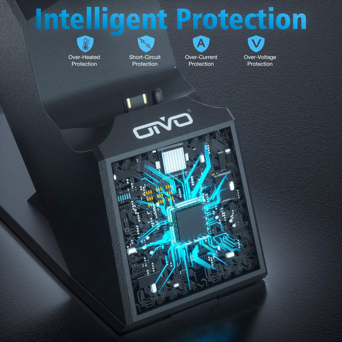 Foto 5 pulgar | Cargador De Controlador Ps4 Oivo Estación De Carga Usb - Venta Internacional.