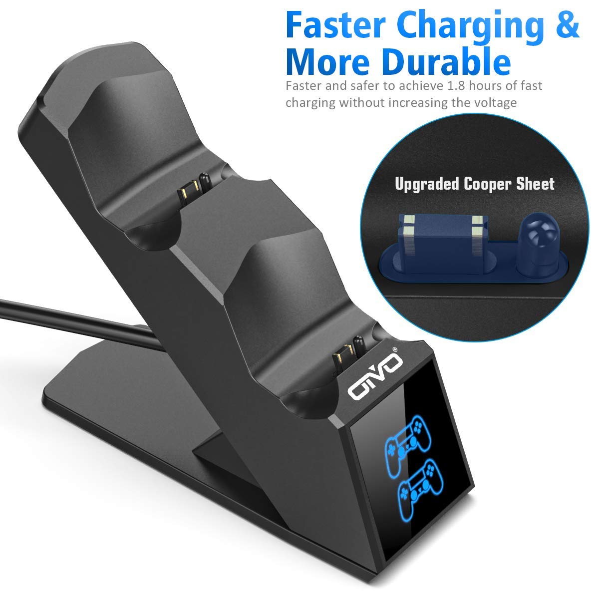 Foto 6 pulgar | Cargador De Controlador Ps4 Oivo Estación De Carga Usb - Venta Internacional.