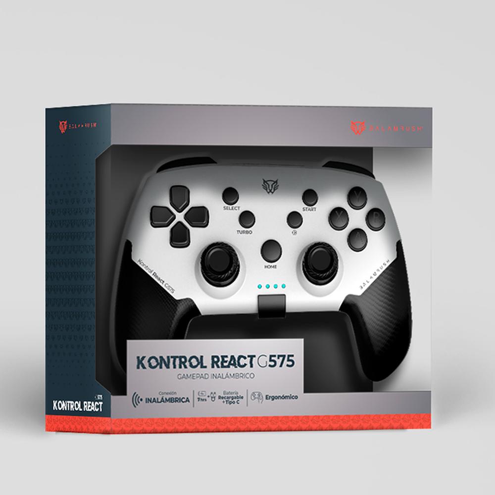 Foto 7 pulgar | Gamepad Balam Rush Kontrol React G575 Inalámbrico PC Android Ps3 Ps4 Br-936927 color Blanco