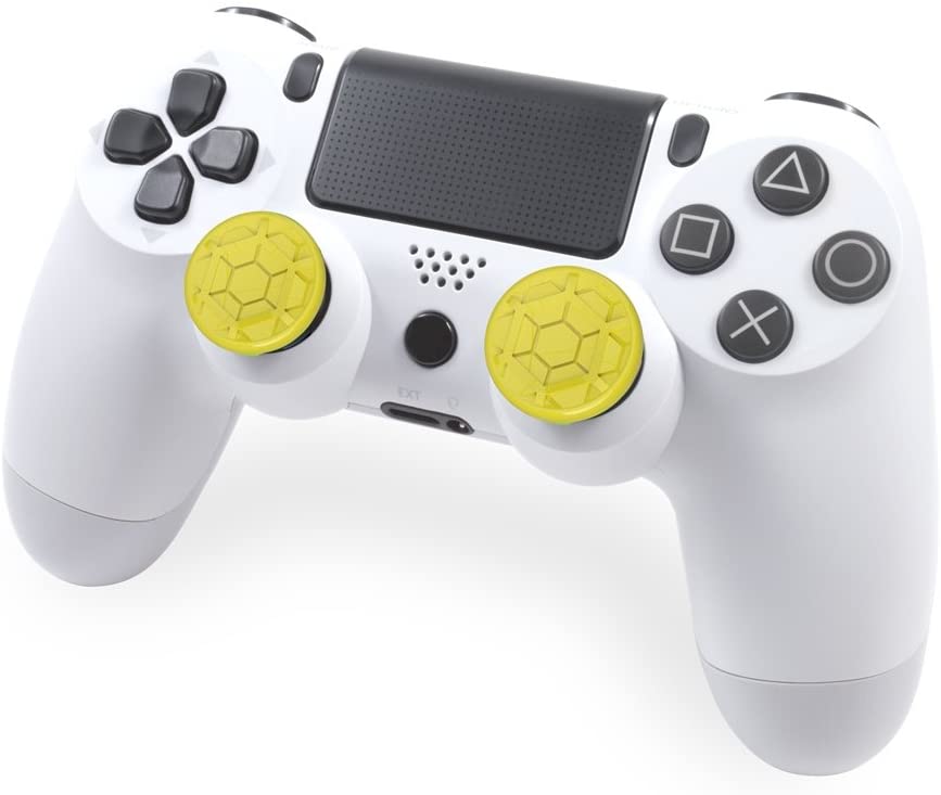 Foto 4 pulgar | Thumbstick KontrolFreek Striker color Amarillo para PS4