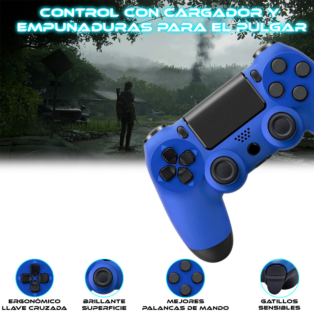 Foto 5 | Control Inalámbrico PS4 color Azul