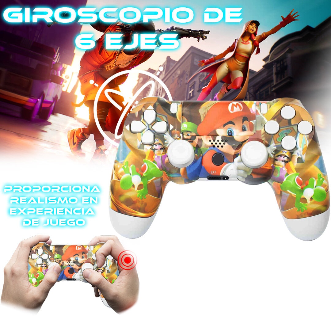 Foto 5 pulgar | Control Inalámbrico Ps4 Diseño Mario Bros