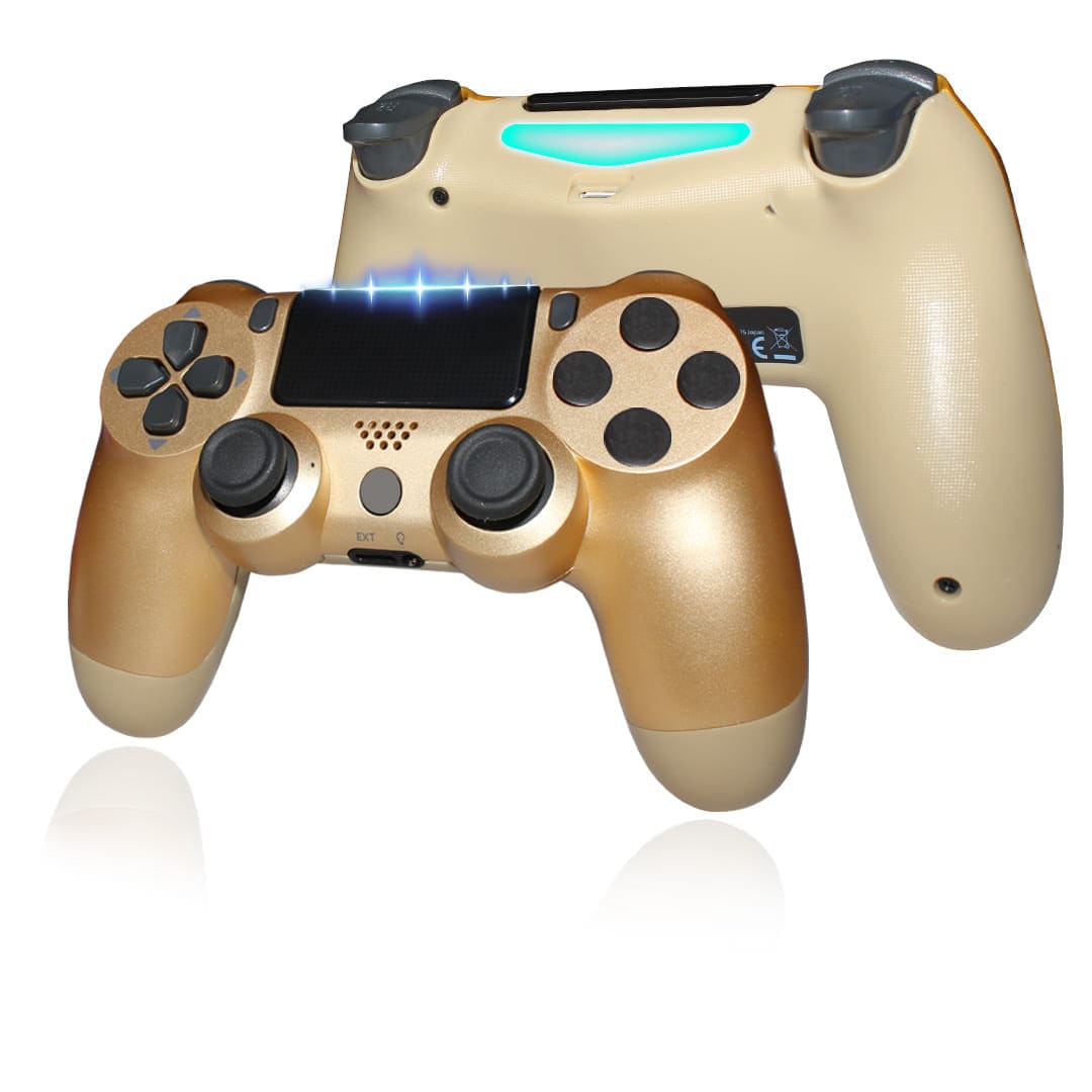 Control Inalámbrico Recargable Store Cline Compatible Con Ps4 Dorado
